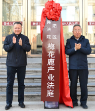 吉林省首家“梅花鹿产业法庭”在双阳法院挂牌成立