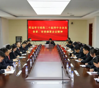 吉林长春新区法院专题传达学习党的二十届四中全会精神