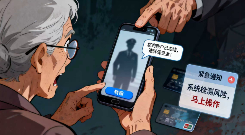 搭“审讯室”，制假证！为骗老人巨款，骗子竟上演远程审讯