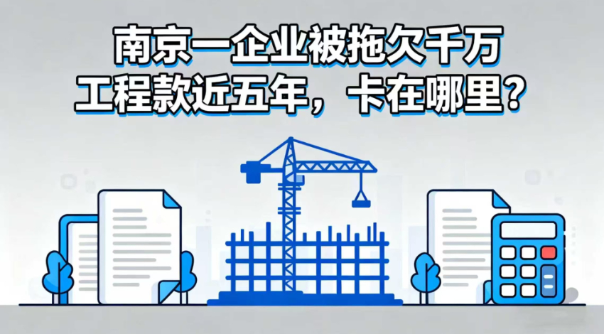 南京一企业被拖欠千万工程款近五年，卡在哪里?