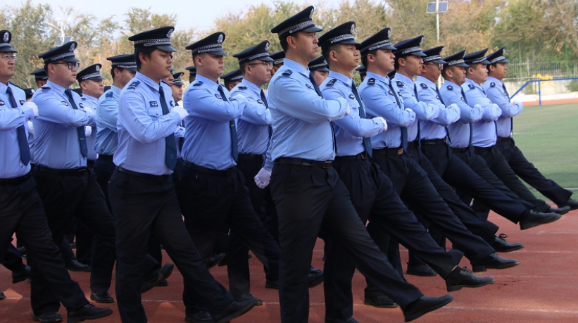 赛场砺精兵 警徽护民生——新疆沙湾市公安局第25届警体运动会燃情启幕