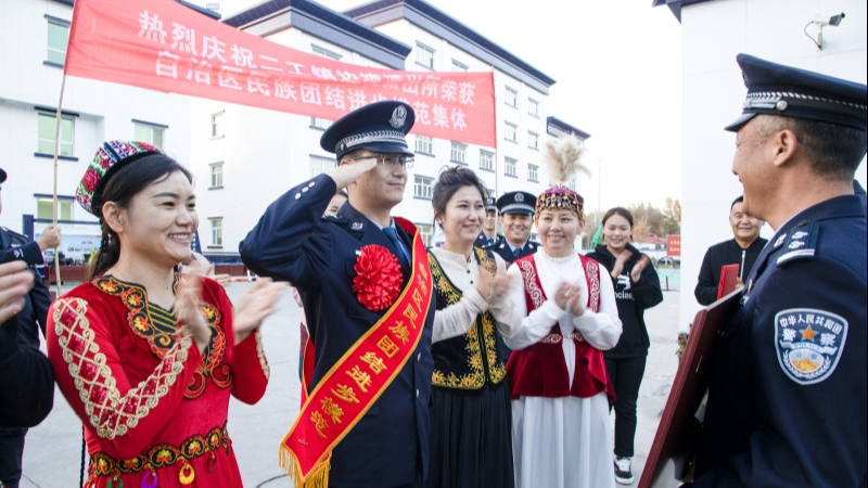 丁香绽放团结花