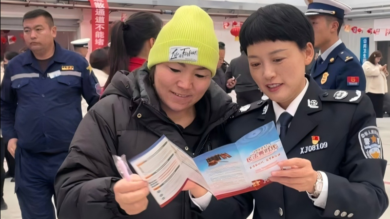 消防普法双联动——新疆福海县“119”宣传月活动启动