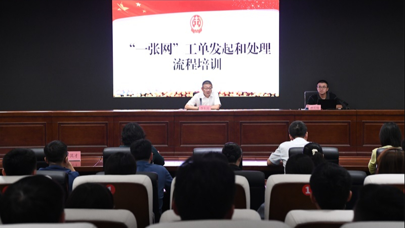 海南陵水法院组织召开“一张网”工单系统专题培训会
