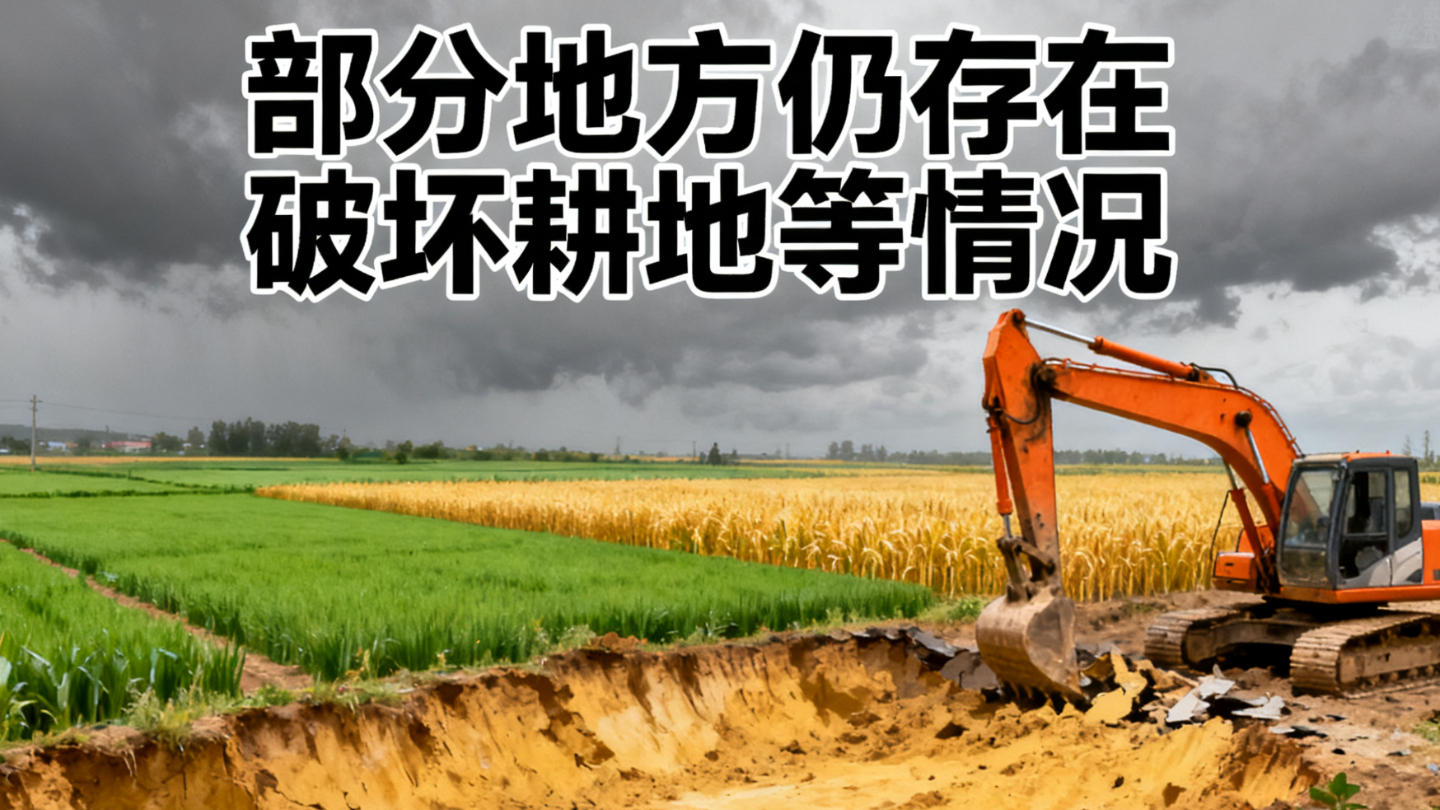 部分地方仍存在破坏耕地等情况