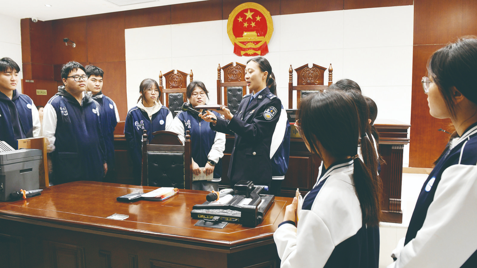 安徽宿州市：法院开放日迎来“法学小社团”
