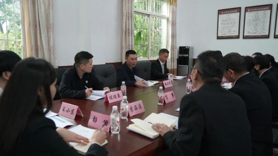 达州中院党组书记、院长魏庆锋调研指导大竹法院“脱薄”工作