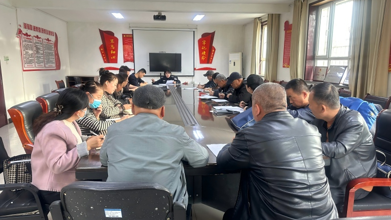 强基固本筑平安  协同共治促和谐——新疆沙湾市乌兰乌苏镇召开治保主任工作推进会