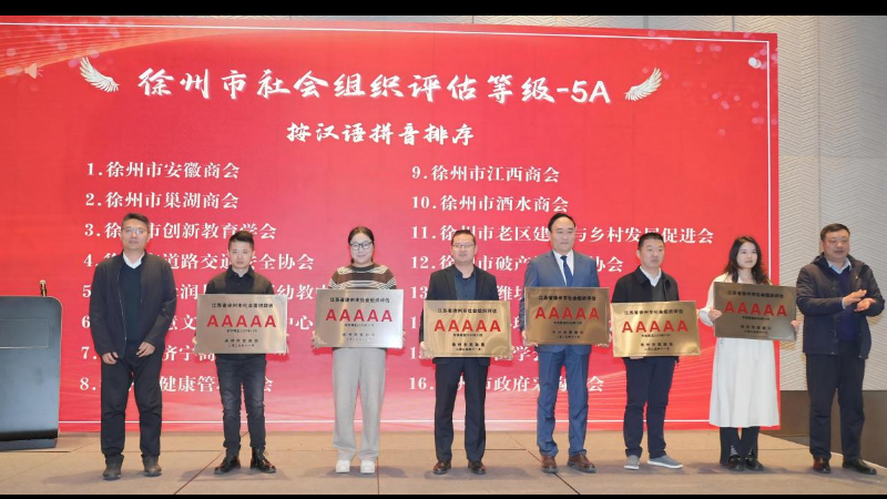 江苏徐州市破产管理人协会荣膺5A级社会组织 赋能破产管理事业高质量发展