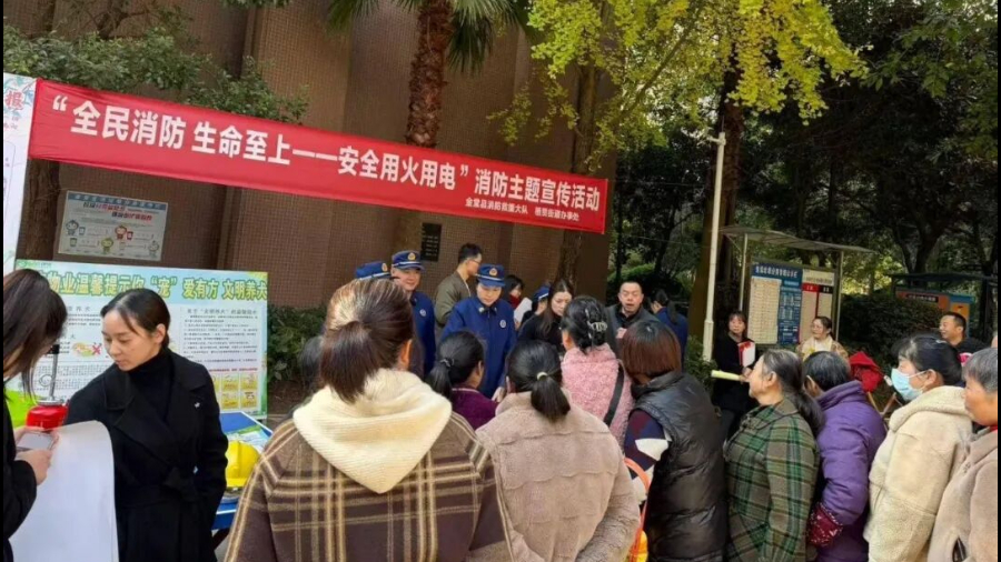 金堂大队开展集中宣传活动