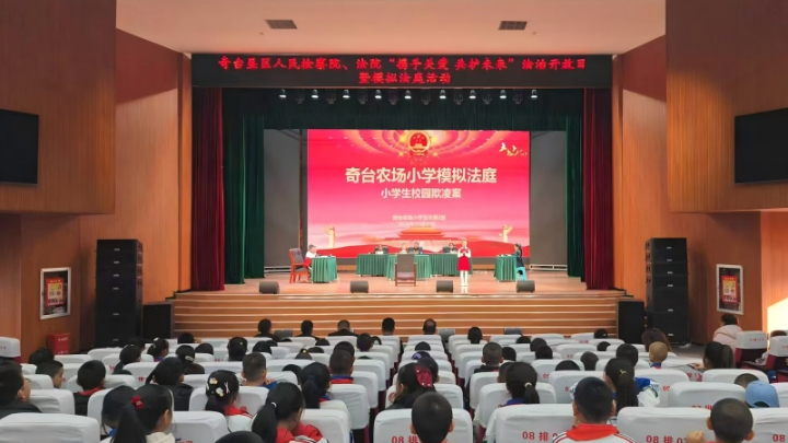 新疆生产建设兵团第六师奇台垦区人民法院：法润童心 护航成长