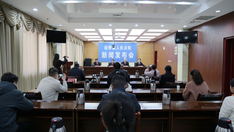 河南省南阳市新野县法院召开涉农民工工资案件审判工作新闻发布会