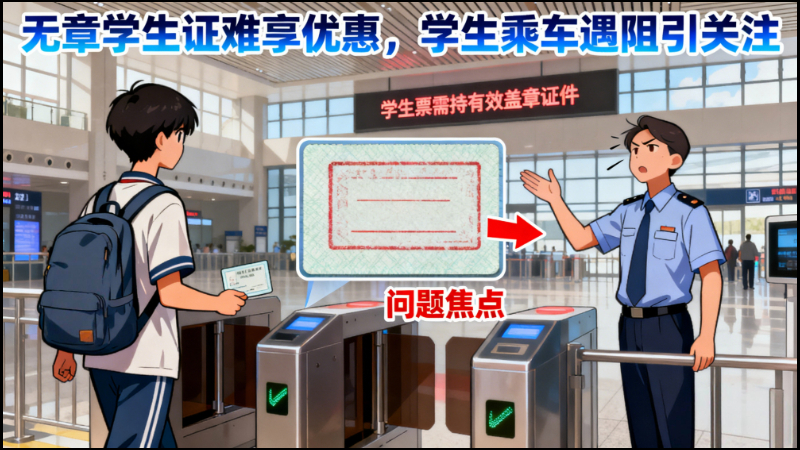 学生证优惠乘车区间未加盖学校印章无法享受优惠