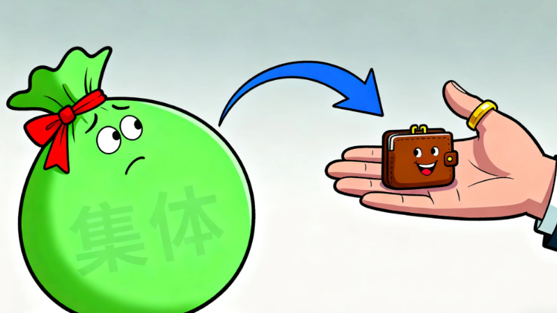 村集体征地补偿款， 为何“补”给了个人账户？