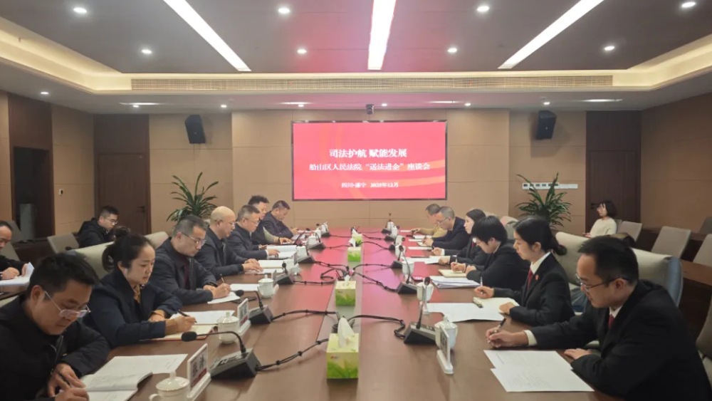 送法进企“面对面”精准普法 以法助企“心贴心”法治体检