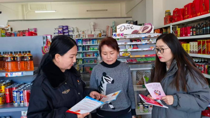 新疆昭苏县胡松图喀尔逊司法所：送法进商户 法治护营商