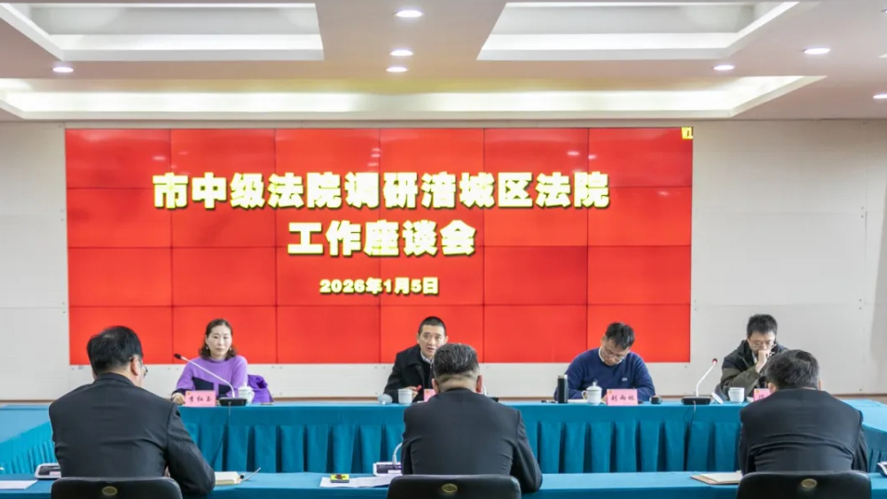 绵阳中院党组书记、院长张阳调研指导涪城法院