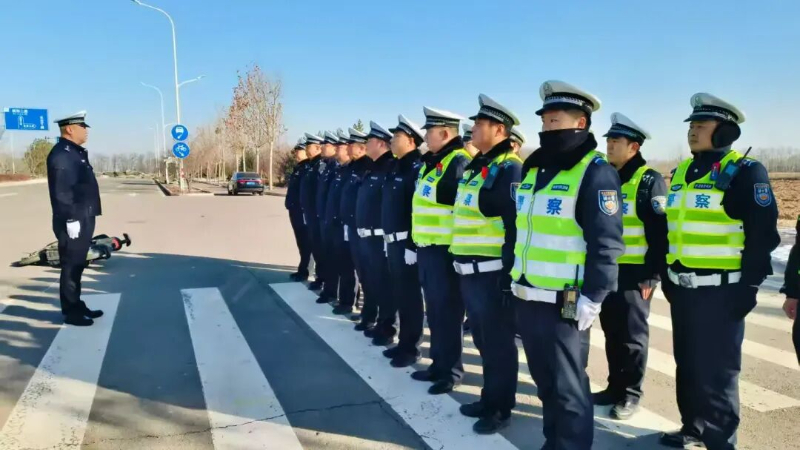 以赛为练砺精兵——长治市公安局交通管理支队三大队开展交通事故应急处置专项比武演练活动