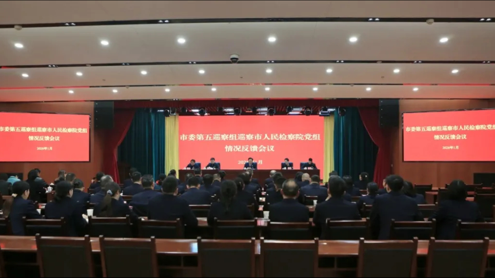 泸州市委第五巡察组向市人民检察院党组反馈巡察情况