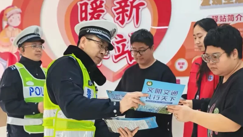 山西长治交警未“雪”绸缪护平安