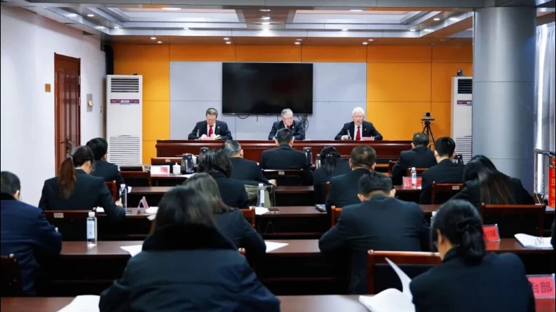 龙口法院贯彻落实全市法院审判执行态势分析会商会议精神