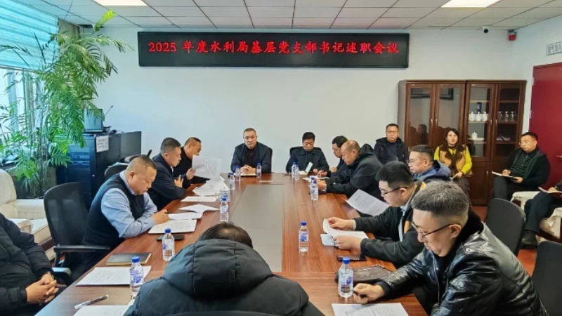 吉林省梅河新区（梅河口市）水利局召开2025年度基层党组织书记抓党建工作述职评议会议