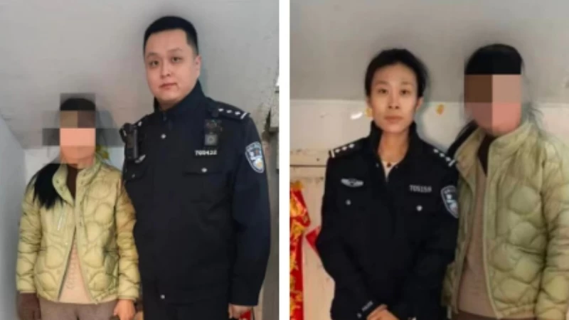 藏蓝并肩践初心 党员同心暖孤影——吉林扶余双警夫妇情系失独家庭