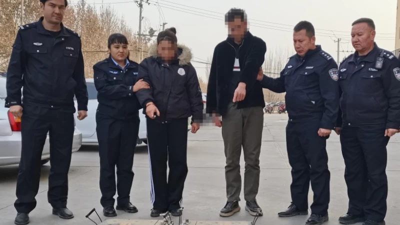 新疆洛浦县公安局破获系列盗窃电瓶案
