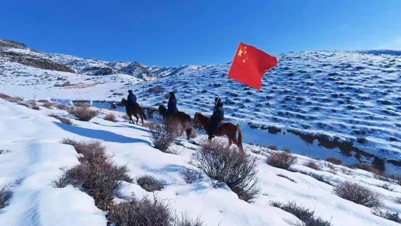 新疆阿勒泰边境管理支队福海边境管理大队：寒冬砺剑巡边关 忠诚履职保平安
