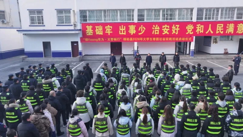 河南省南阳市桐柏县公安局：青春“义警”集结 桐柏平安防线添上寒假“亮色”