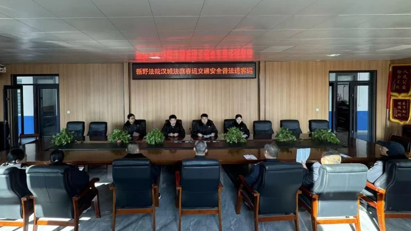 河南省南阳市新野县法院：筑牢安全防线 护航平安春运