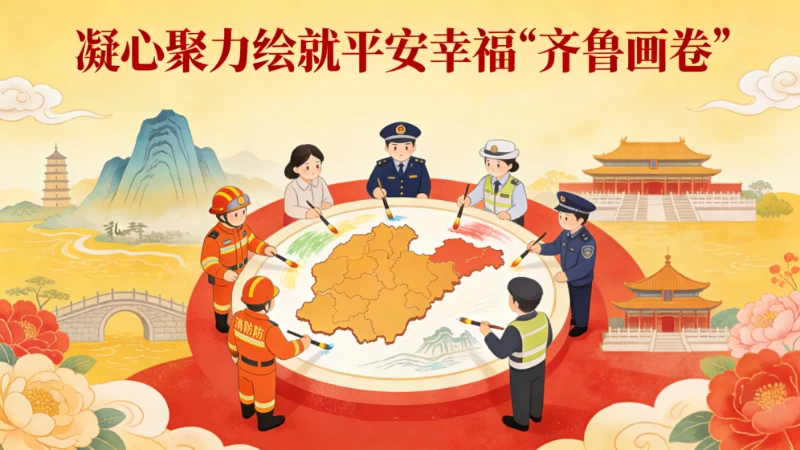 凝心聚力绘就平安幸福“齐鲁画卷”