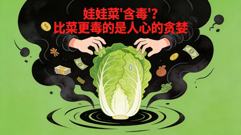 娃娃菜“含毒”？比菜更毒的是人心的贪婪
