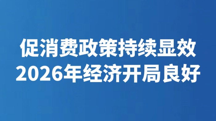 促消费政策持续显效 2026年经济开局良好