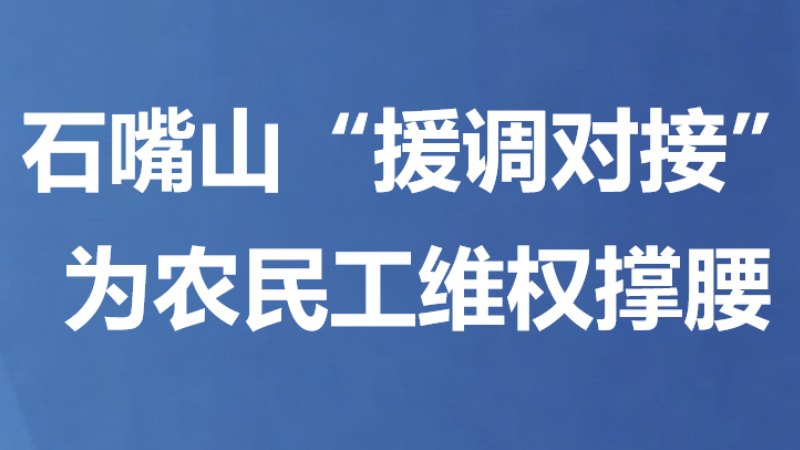 石嘴山“援调对接”为农民工维权撑腰