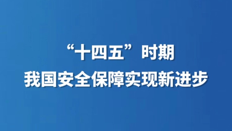 “十四五”时期我国安全保障实现新进步