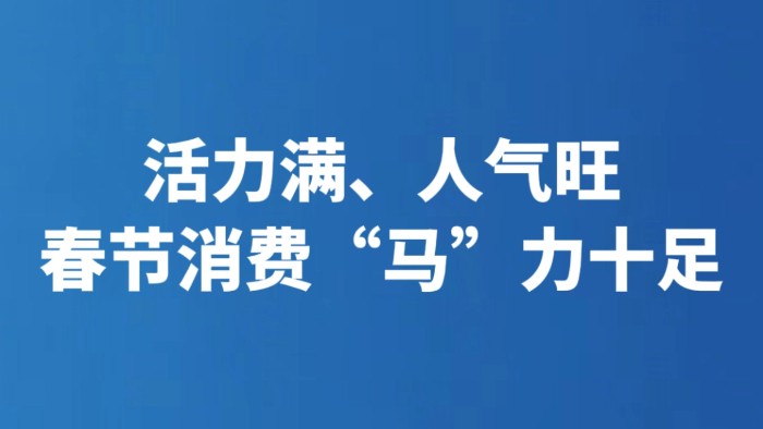 活力满、人气旺 春节消费“马”力十足