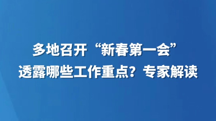 多地召开“新春第一会” 透露哪些工作重点？专家解读