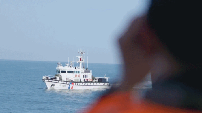 福建海警：“盼早日回归共话团圆” 金门船：“收到谢谢”