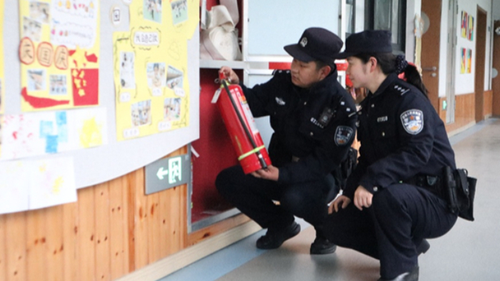护航开学季 派出所开展春季开学前校园消防安全检查