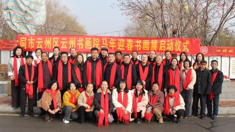 大同市云州区书画展拉满新春“年味儿”