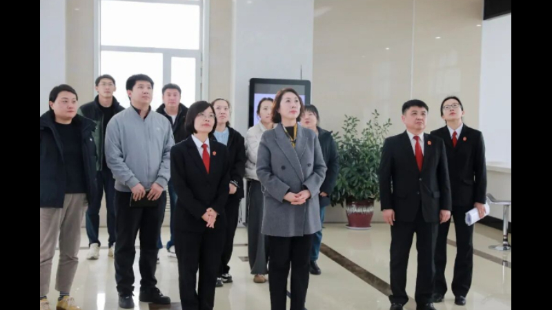 吉林省珲春林区法院到珲春市法院交流诉讼卷宗单套立卷归档工作