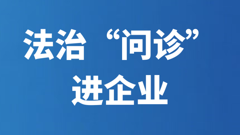 法治“问诊”进企业