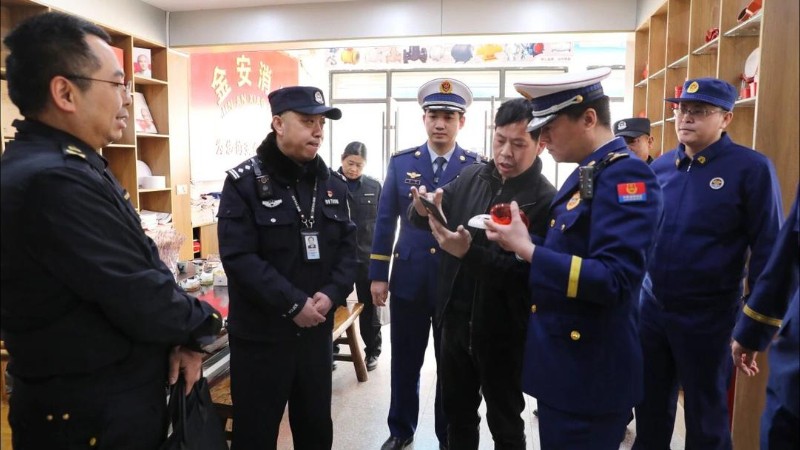 3·15严查！菏泽多部门联合整治消防产品市场