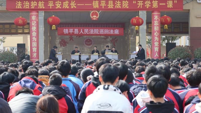 河南省南阳市镇平县法院：法治护航 平安成长