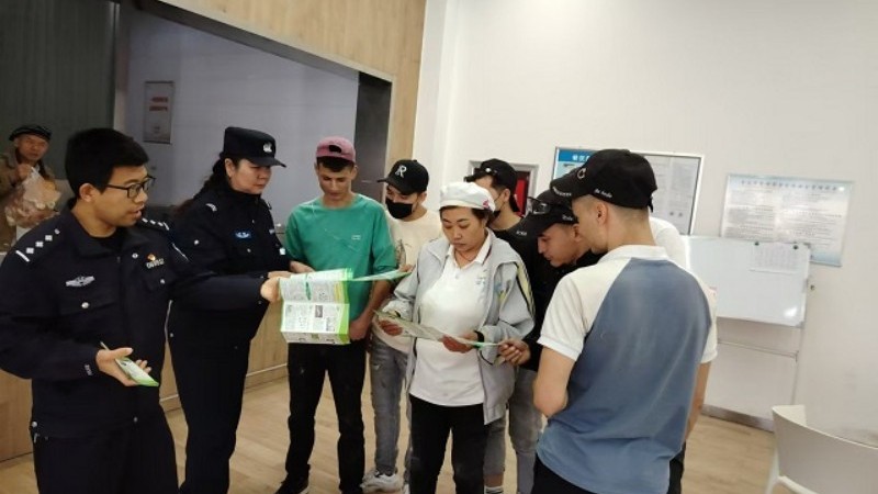 新疆奎屯市公安局出入境管理大队为辖区涉外企业高质量发展提供坚实保障