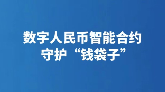 数字人民币智能合约守护“钱袋子”