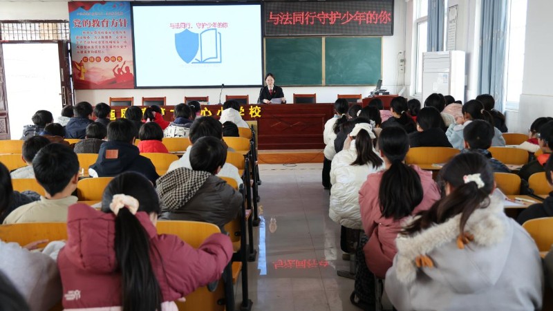 河南省南阳市新野县法院：与法同行 守护少年的你