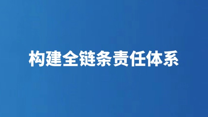 构建全链条责任体系