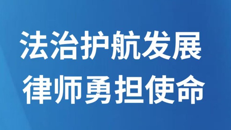 法治护航发展 律师勇担使命